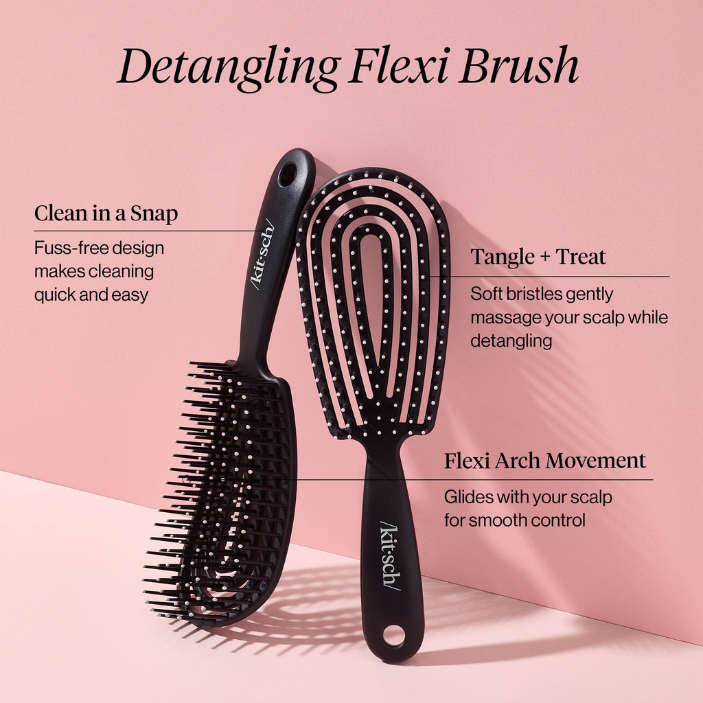 Black Detangling Flexi Brush - Signature Selection