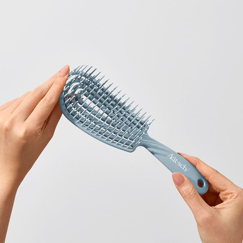 Haze Blue Detangling Flexi Brush - Curated Collection