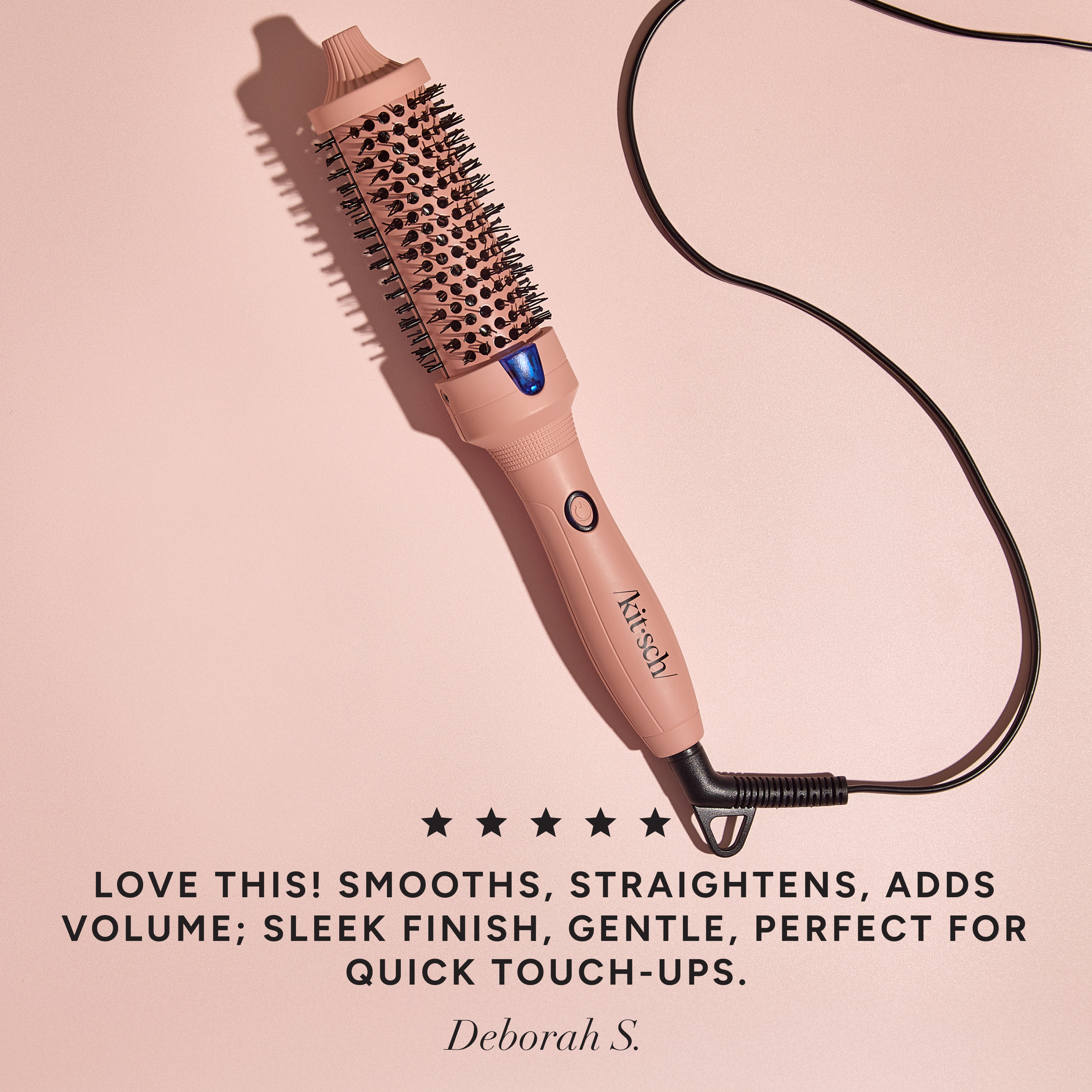 Terracotta Volumizing Thermal Round Brush - Medium - Curated Collection