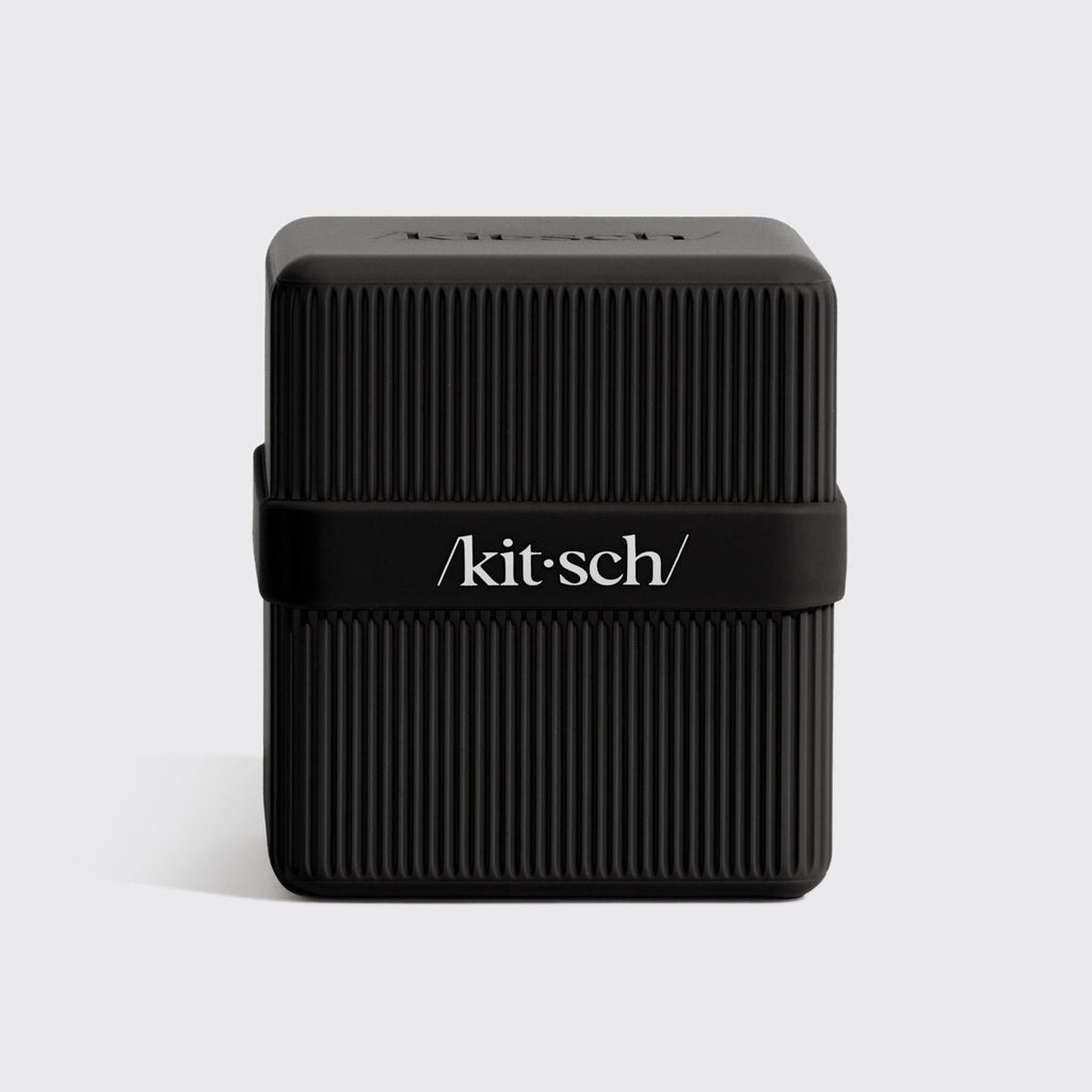 2-Compartment Travel Case - Black - Curated Collection