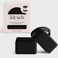 2-Compartment Travel Case - Black - Curated Collection