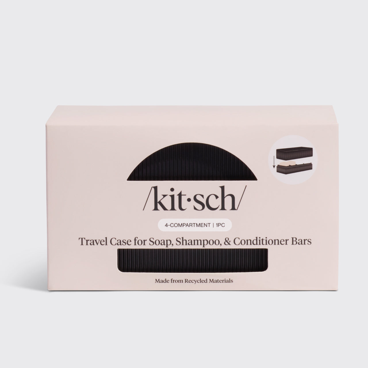 4-Compartment Travel Case - Black - Signature Selection