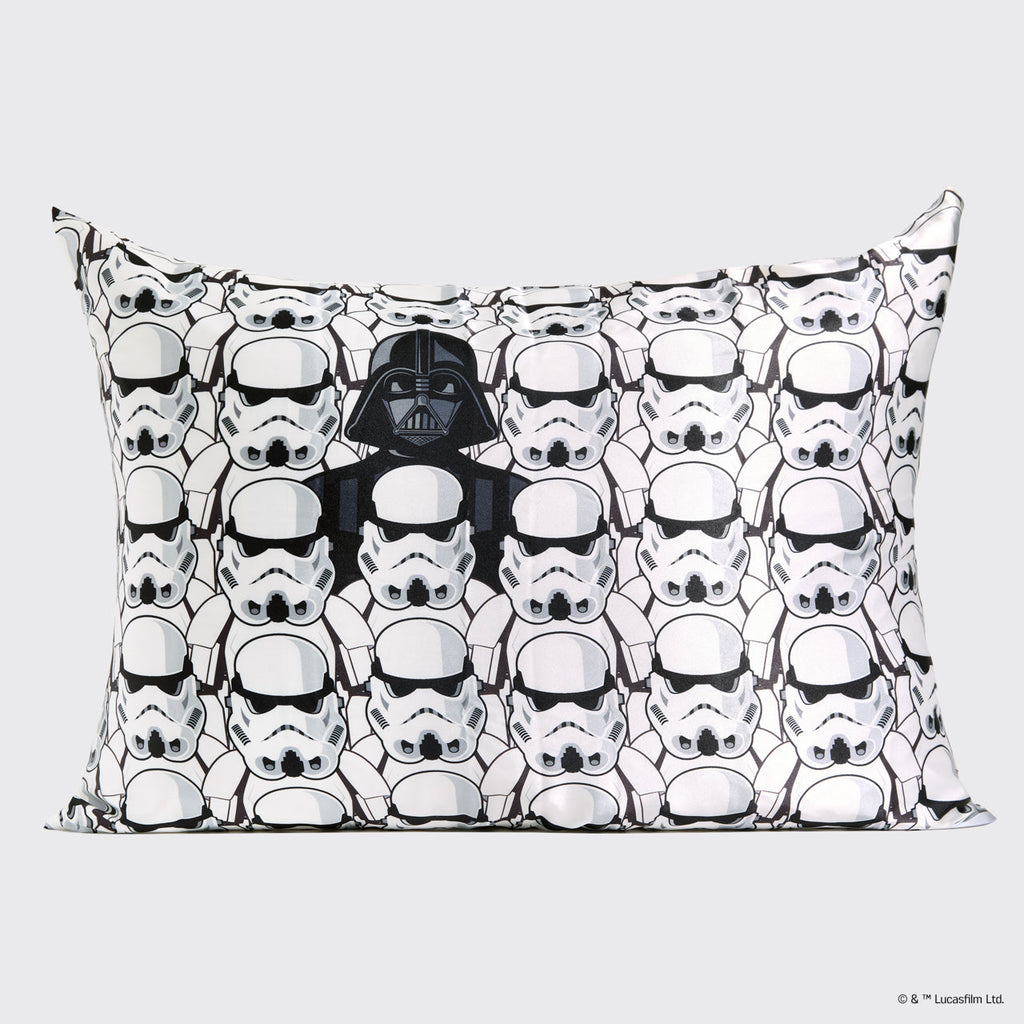 Star WarsTM and Kitsch Satin Pillowcase in Darth Vader and Stormtroopers 2 Pack - Everyday Essentials