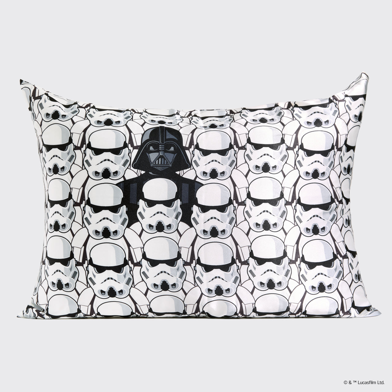 Star WarsTM and Kitsch Satin Pillowcase in Darth Vader and Stormtroopers 2 Pack - Everyday Essentials