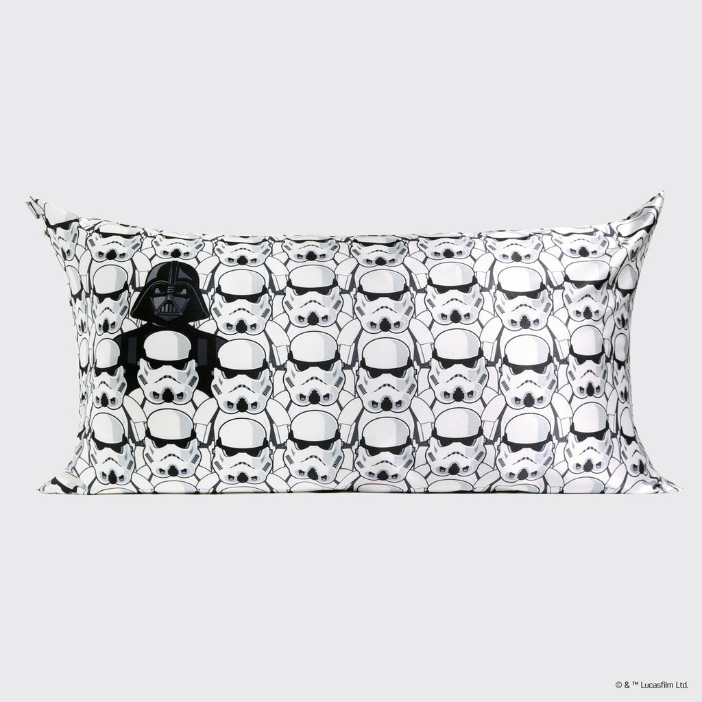 Star WarsTM and Kitsch Satin Pillowcase in Darth Vader and Stormtroopers 2 Pack - King - Curated Collection