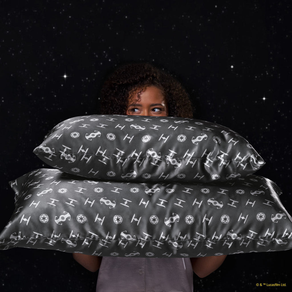 Star WarsTM and Kitsch Satin Pillowcase in Galactic Empire 4 Pack - King - Signature Selection