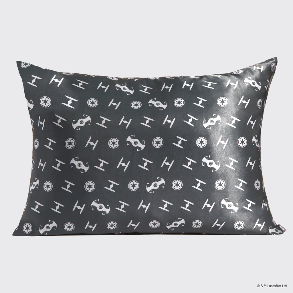 Star WarsTM and Kitsch Satin Pillowcase in Galactic Empire - Curated Collection