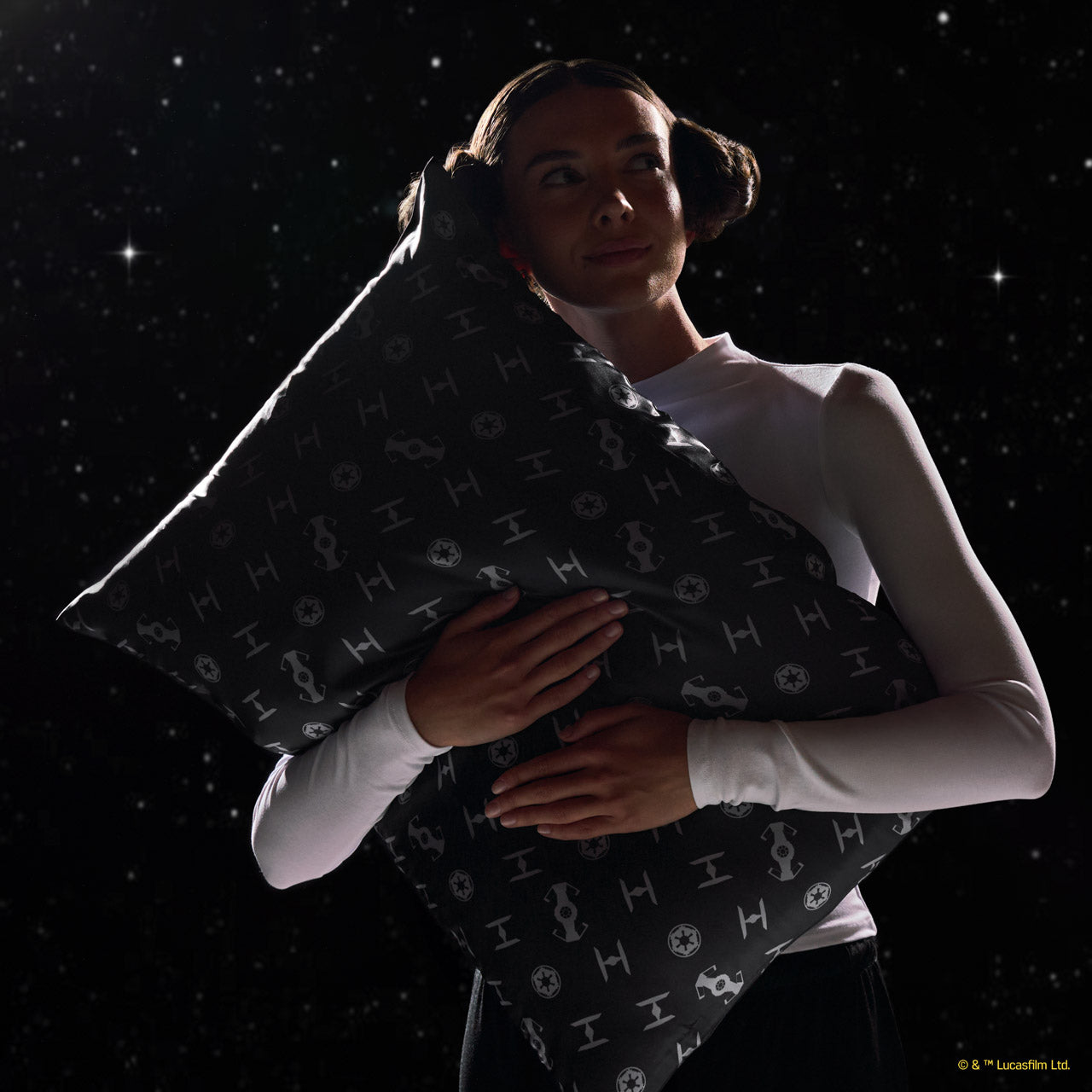 Star WarsTM and Kitsch Satin Pillowcase in Galactic Empire 2 Pack - Signature Selection