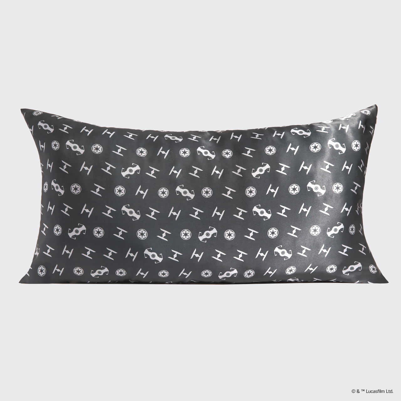 Star WarsTM and Kitsch Satin Pillowcase in Galactic Empire - King - Curated Collection