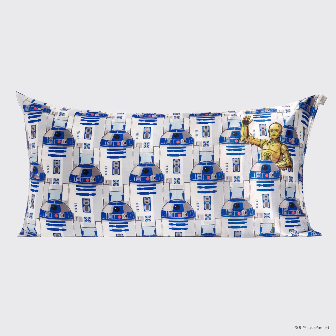 Star WarsTM and Kitsch Satin Pillowcase in R2-D2 and C-3PO 2 Pack - King - Curated Collection