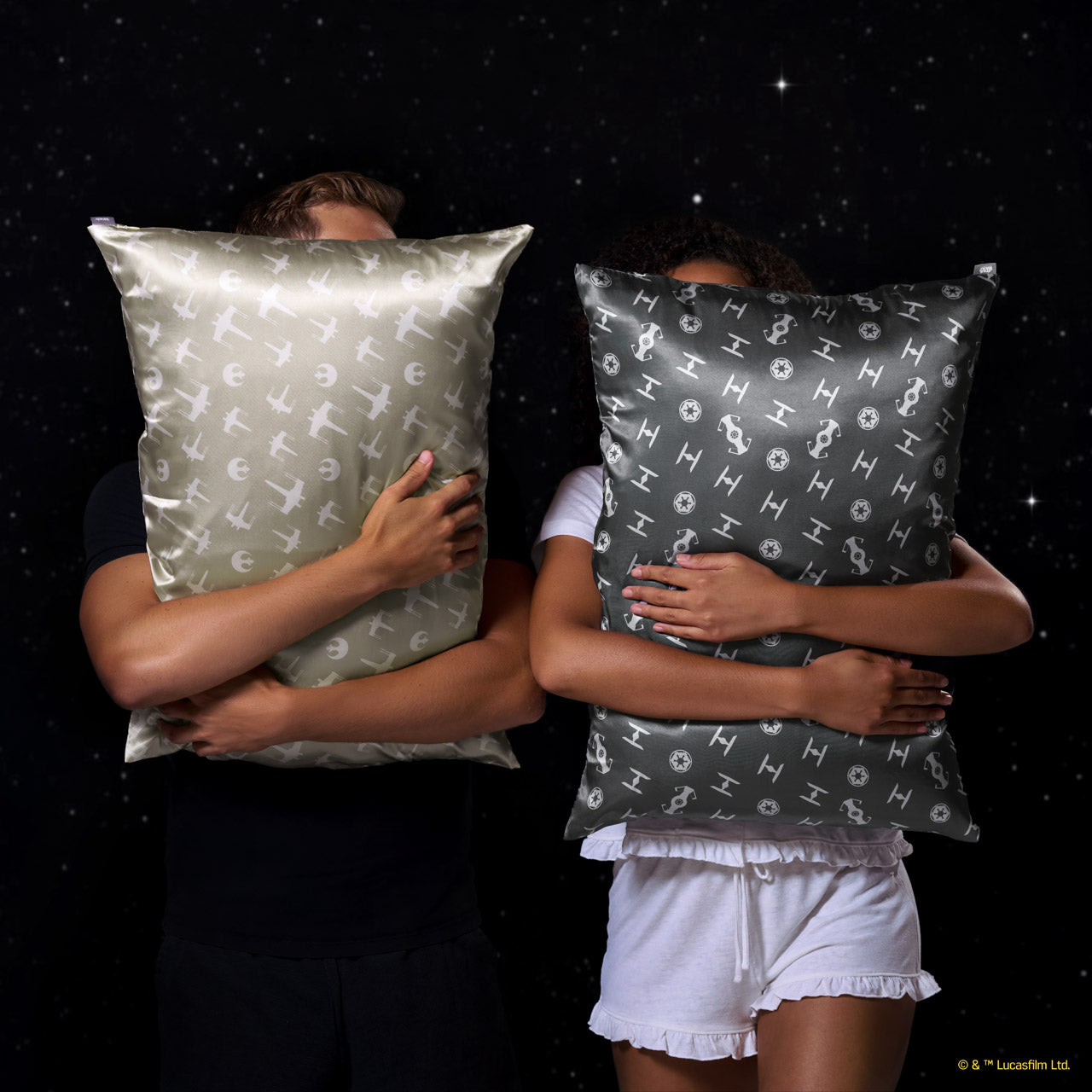 Star WarsTM and Kitsch Satin Pillowcase in Rebel Alliance 4 Pack - King - Signature Selection