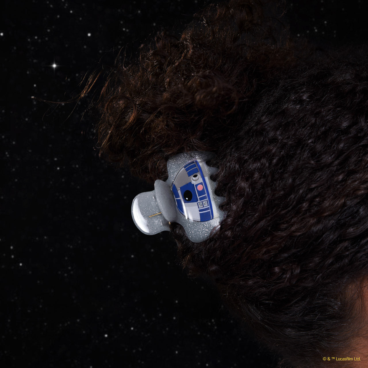 Star WarsTM and Kitsch Glitter Cloud Clip in R2-D2 - Curated Collection