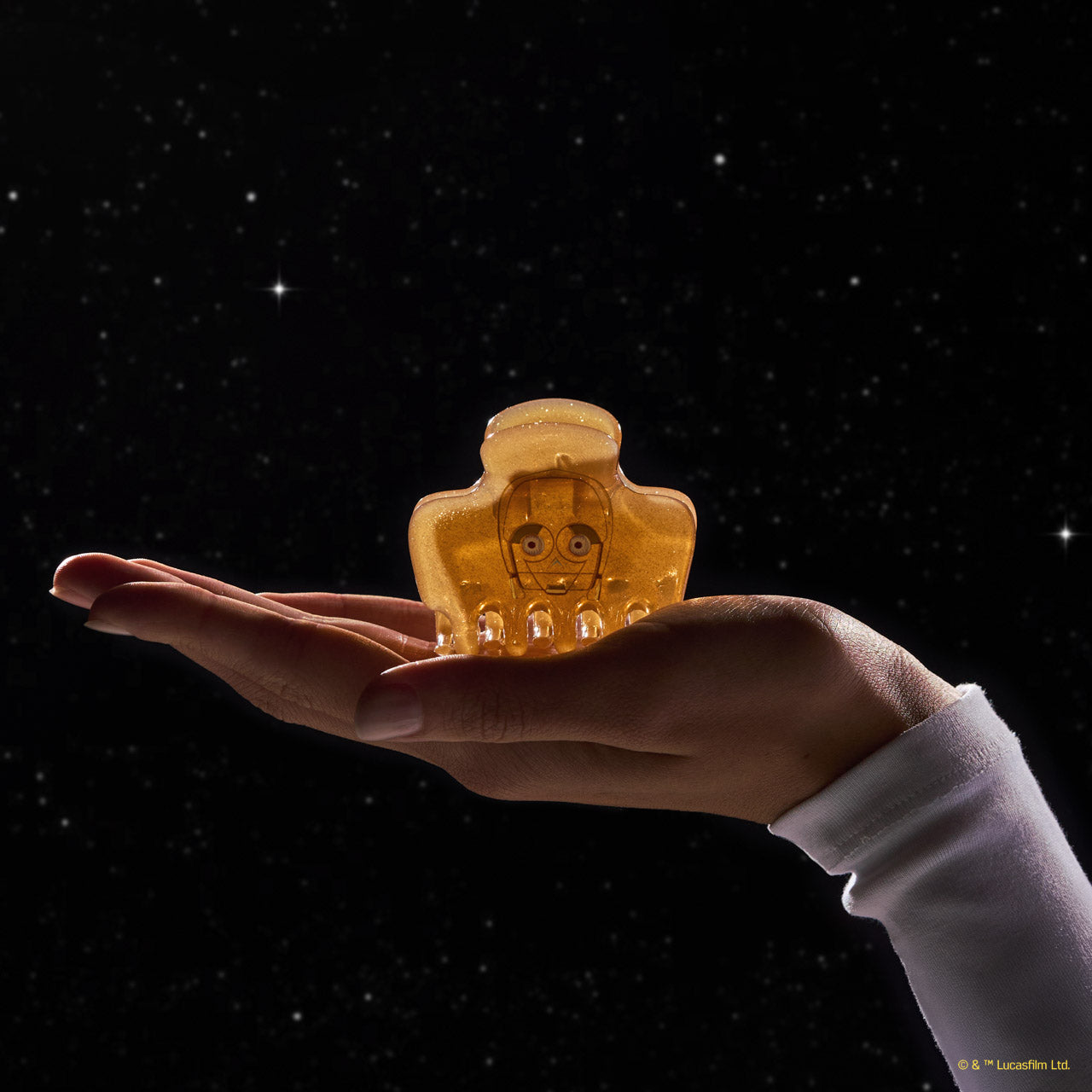 Star WarsTM and Kitsch Glitter Cloud Clip in C-3PO - Signature Selection