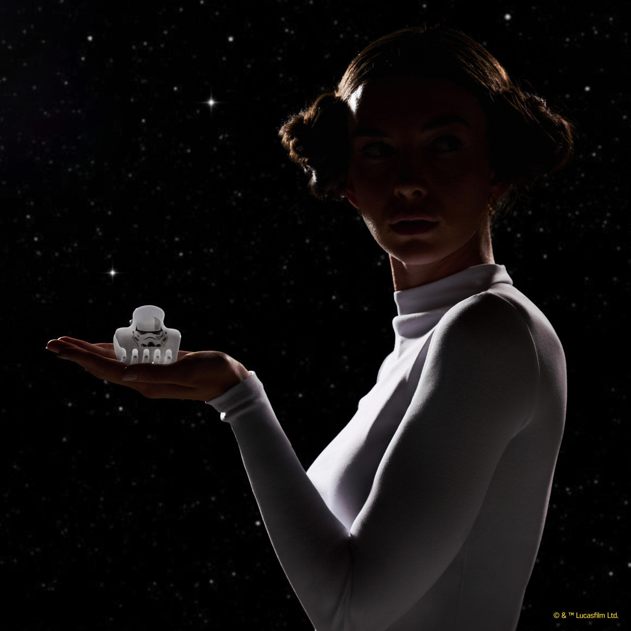 Star WarsTM and Kitsch Glitter Cloud Clip in Stormtrooper - Everyday Essentials