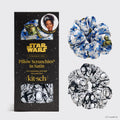 Star WarsTM and Kitsch Pillow Scrunchies in Satin - R2-D2 and Stormtroopers - Curated Collection