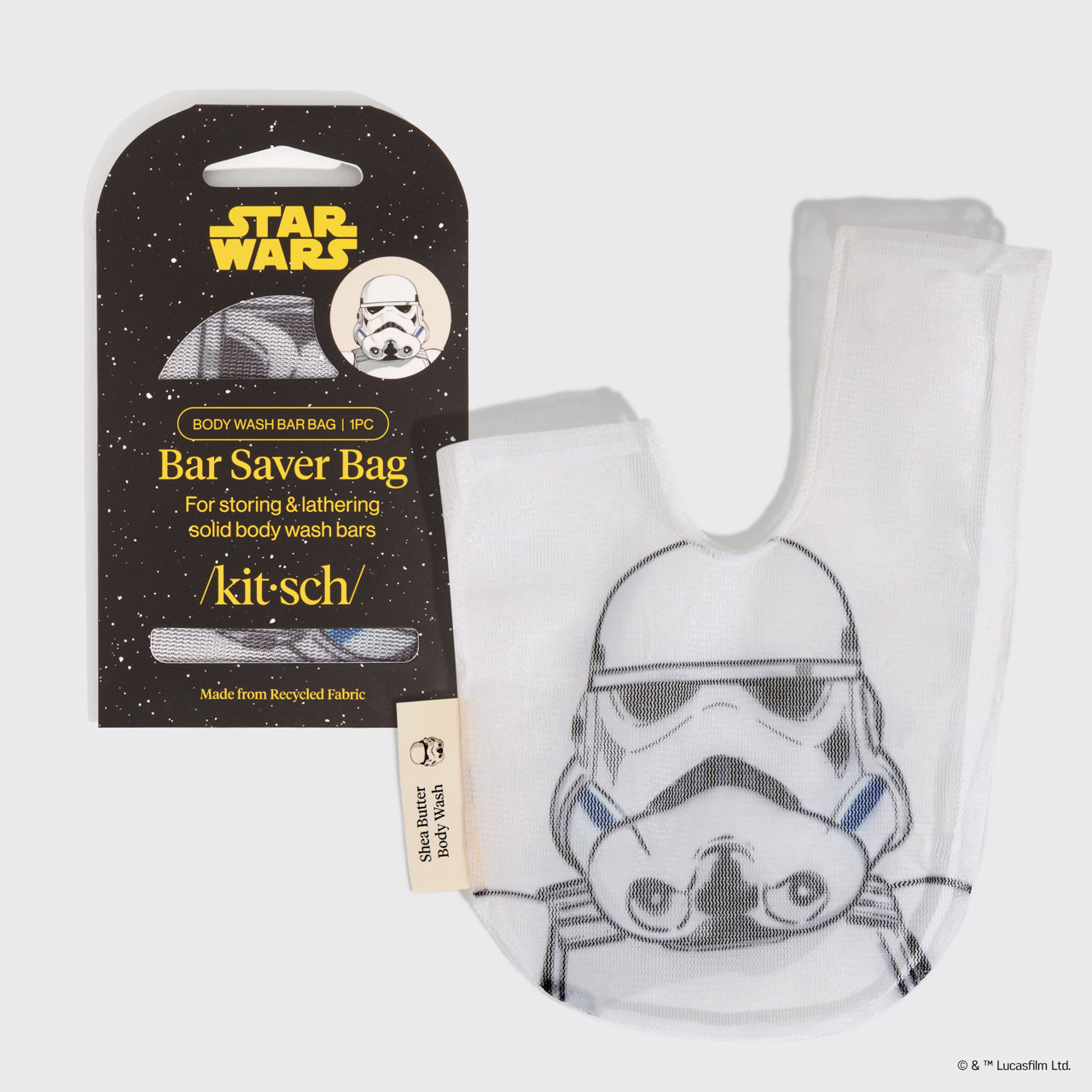Star WarsTM and Kitsch Body Bar Saver Bag - Stormtrooper - Curated Collection