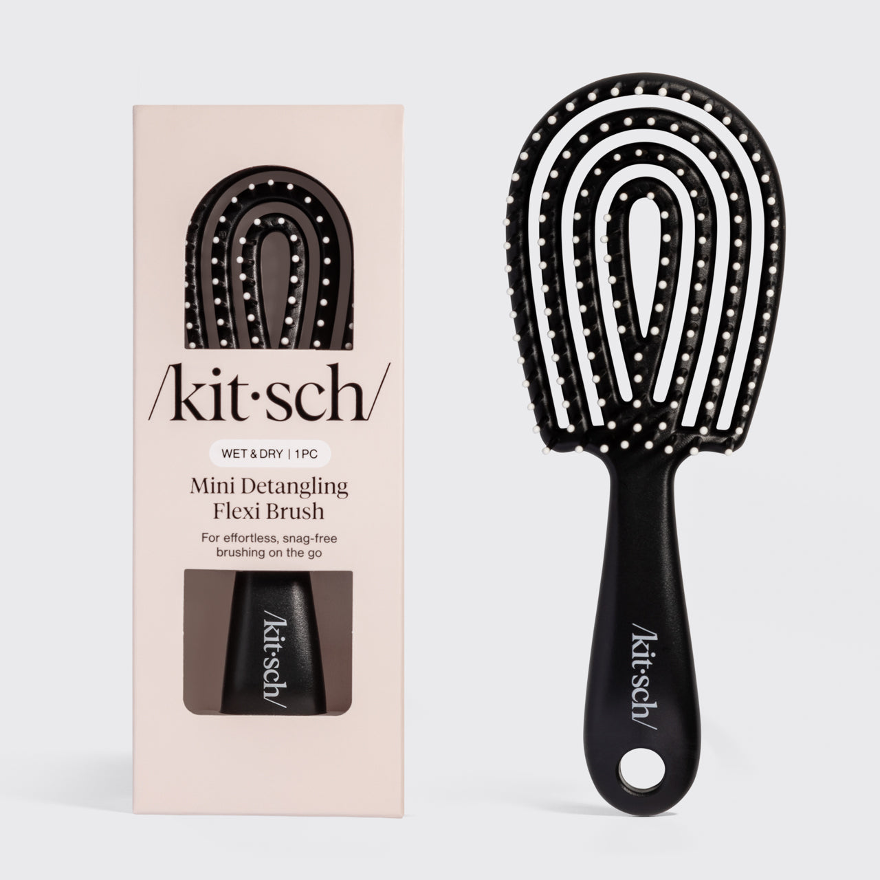 Black Detangling Flexi Brush - Mini - Signature Selection