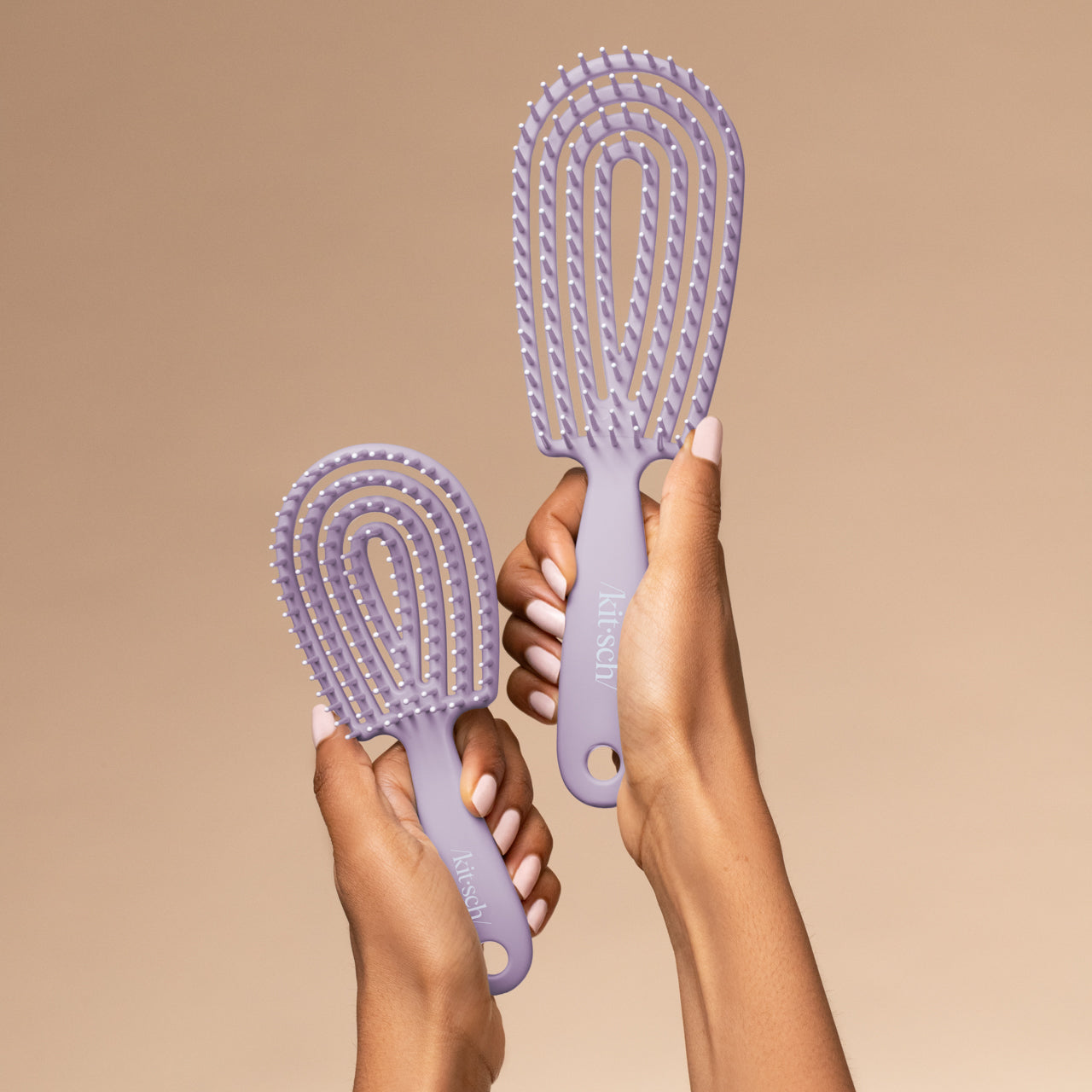 Soft Violet Detangling Flexi Brush - Mini - Everyday Essentials