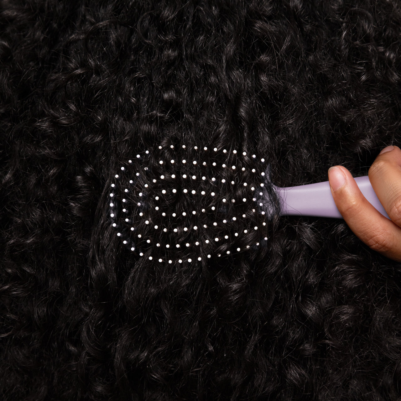 Soft Violet Detangling Flexi Brush - Mini - Everyday Essentials