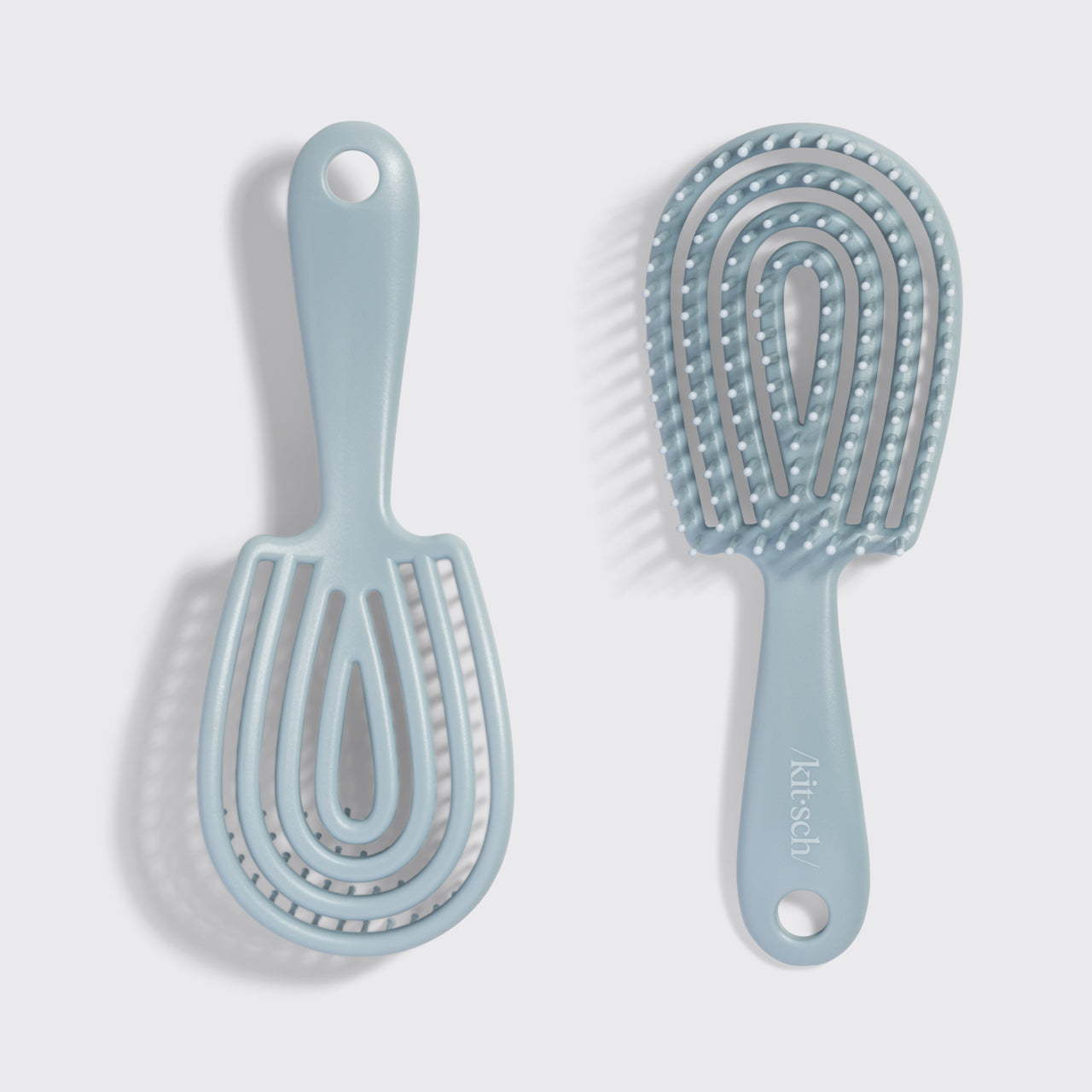 Haze Blue Detangling Flexi Brush - Mini - Curated Collection