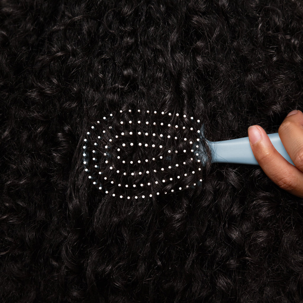 Haze Blue Detangling Flexi Brush - Mini - Curated Collection