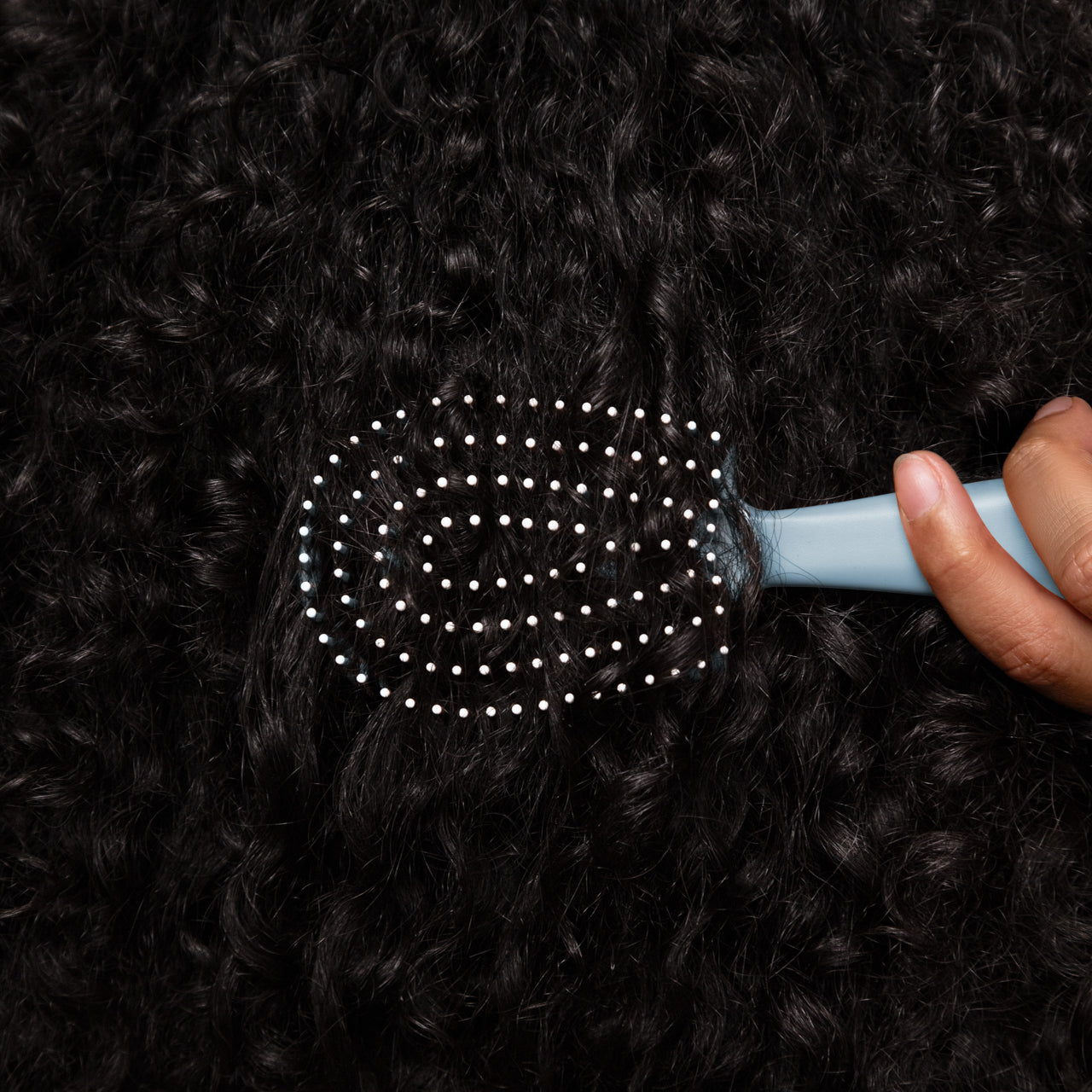 Haze Blue Detangling Flexi Brush - Mini - Curated Collection