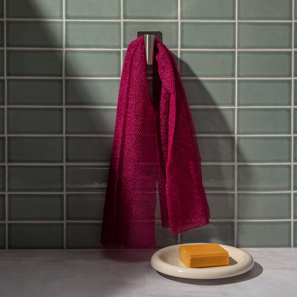 Berry Pink African Net Sponge - Curated Collection