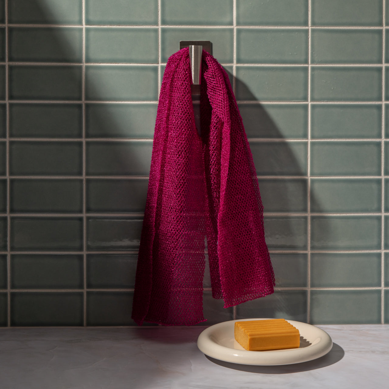 Berry Pink African Net Sponge - Curated Collection