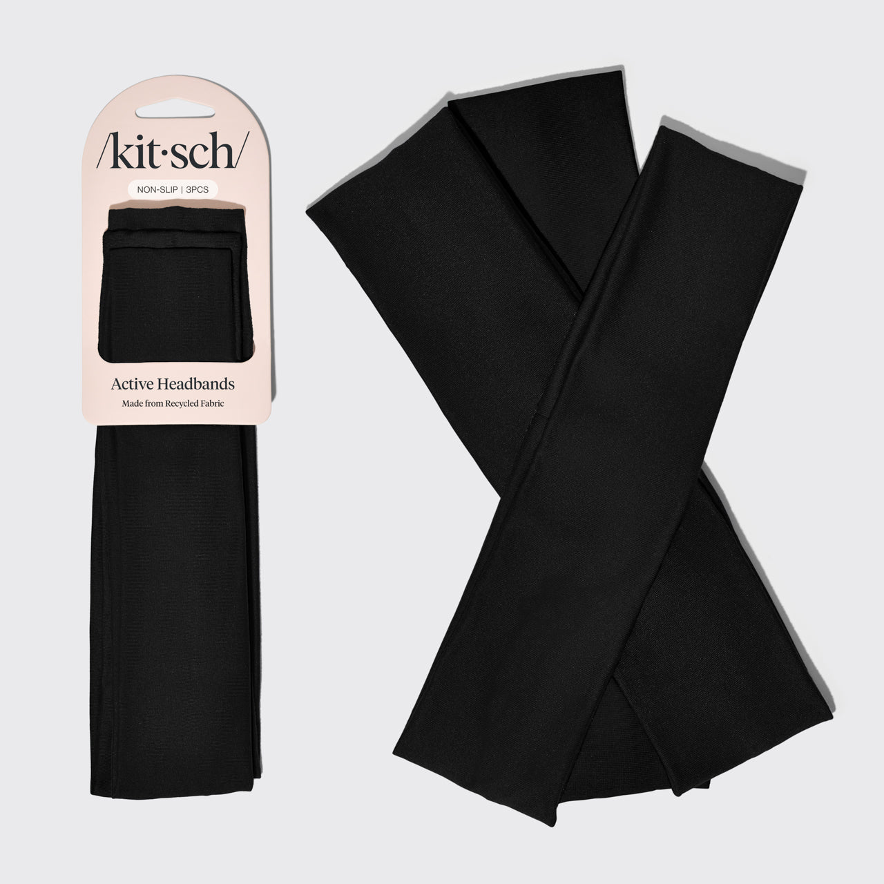Black Active Headbands - Curated Collection