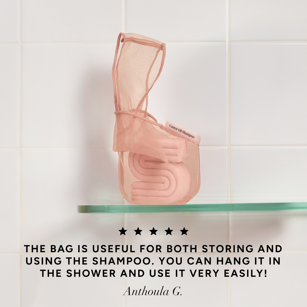 Kitsch Bar Saver Bag - CASTOR OIL Shampoo - Everyday Essentials