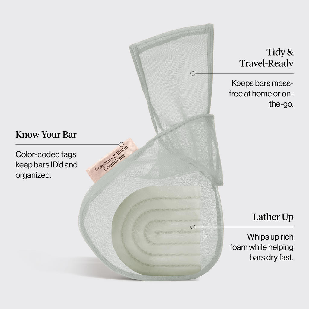 Rosemary and Biotin Conditioner Bar Saver Bag - Signature Selection