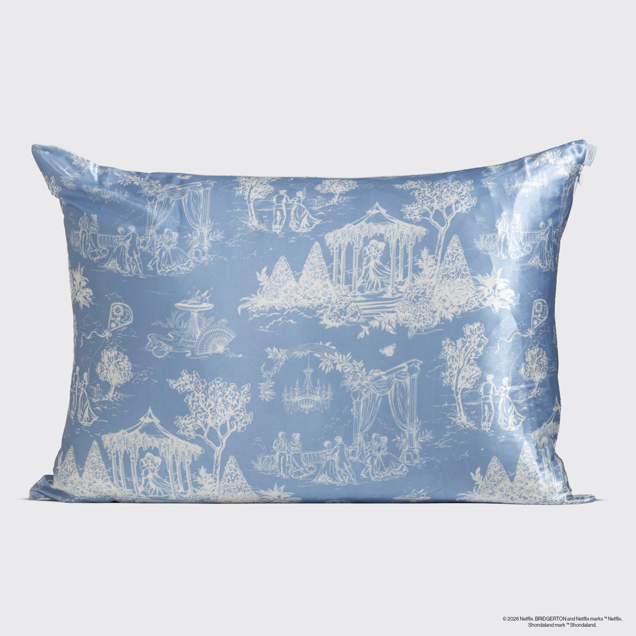 Bridgerton x Kitsch Satin Pillowcase in Garden Toile 2 Pack - Curated Collection