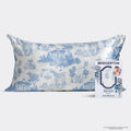Bridgerton x Kitsch Satin Pillowcase in Garden Toile - King - Signature Selection