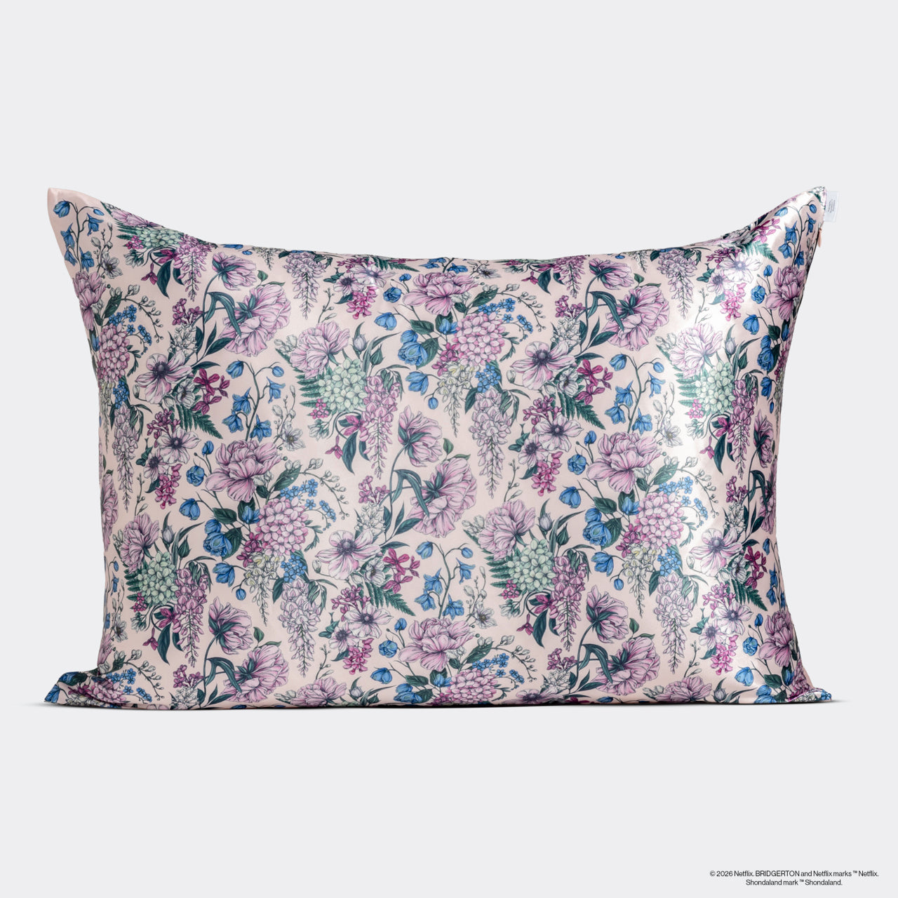 Bridgerton x Kitsch Satin Pillowcase in Wisteria - Curated Collection