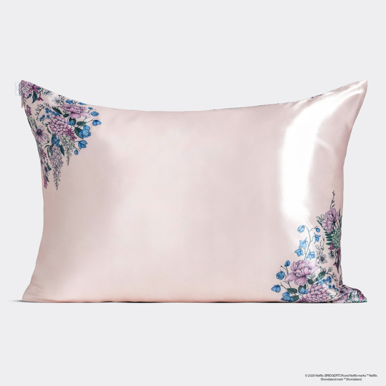 Bridgerton x Kitsch Satin Pillowcase in Wisteria 4 Pack - Everyday Essentials