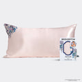 Bridgerton x Kitsch Satin Pillowcase in Wisteria - King - Everyday Essentials