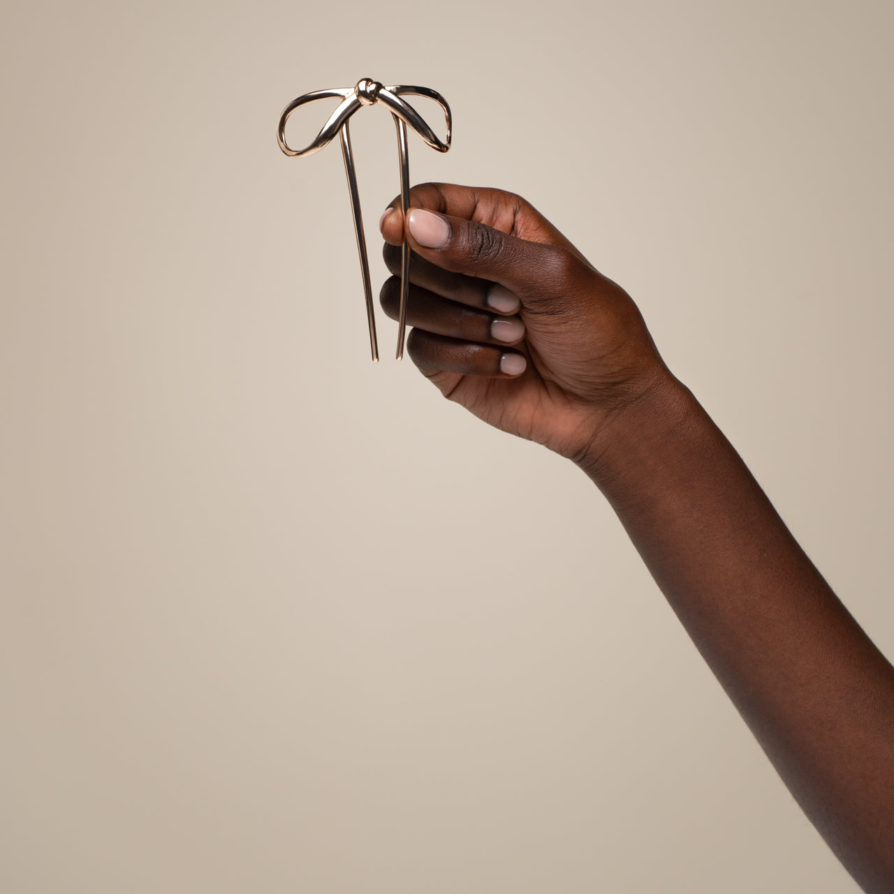 Gold Bow French Hair Pin - Mini - Curated Collection