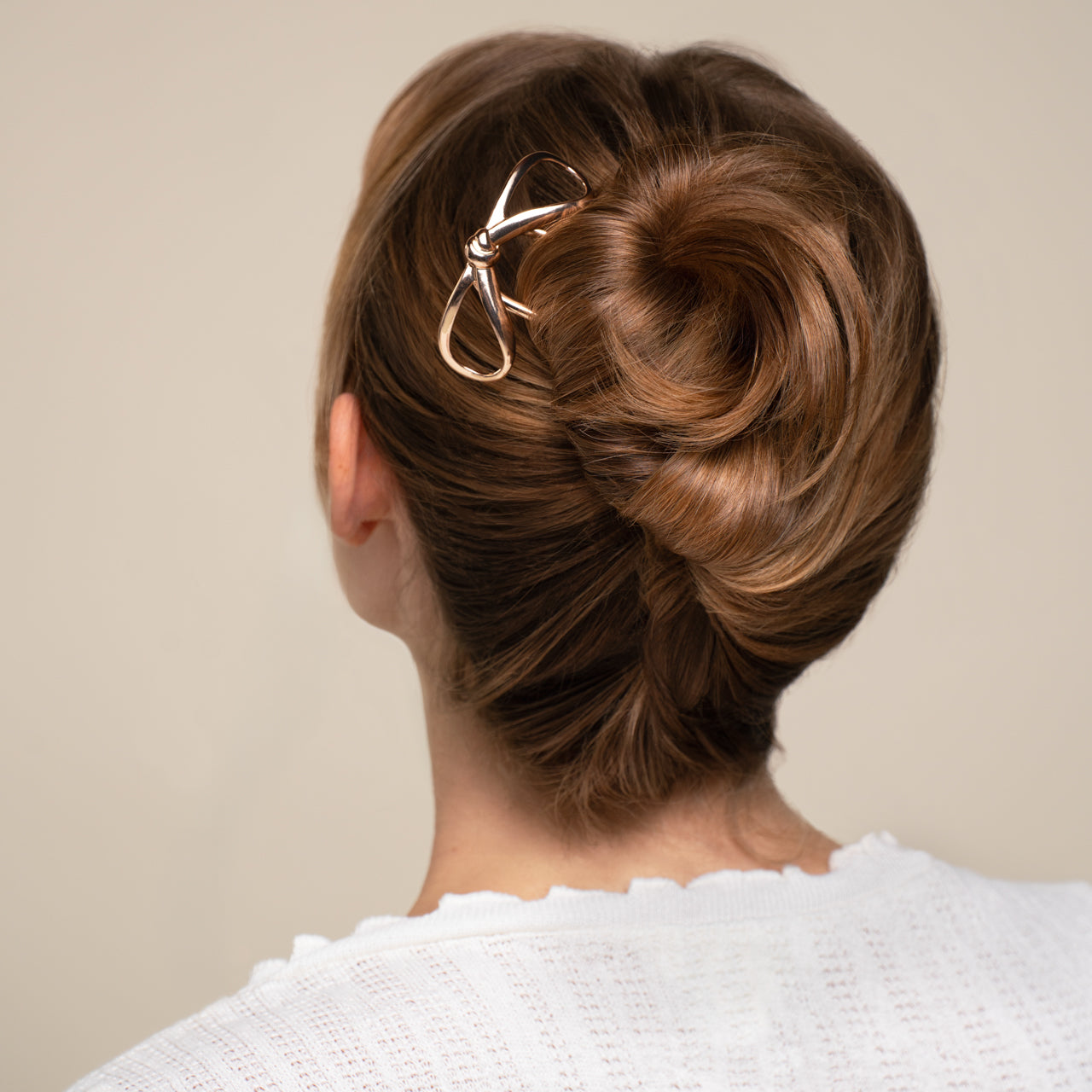Gold Bow French Hair Pin - Mini - Curated Collection