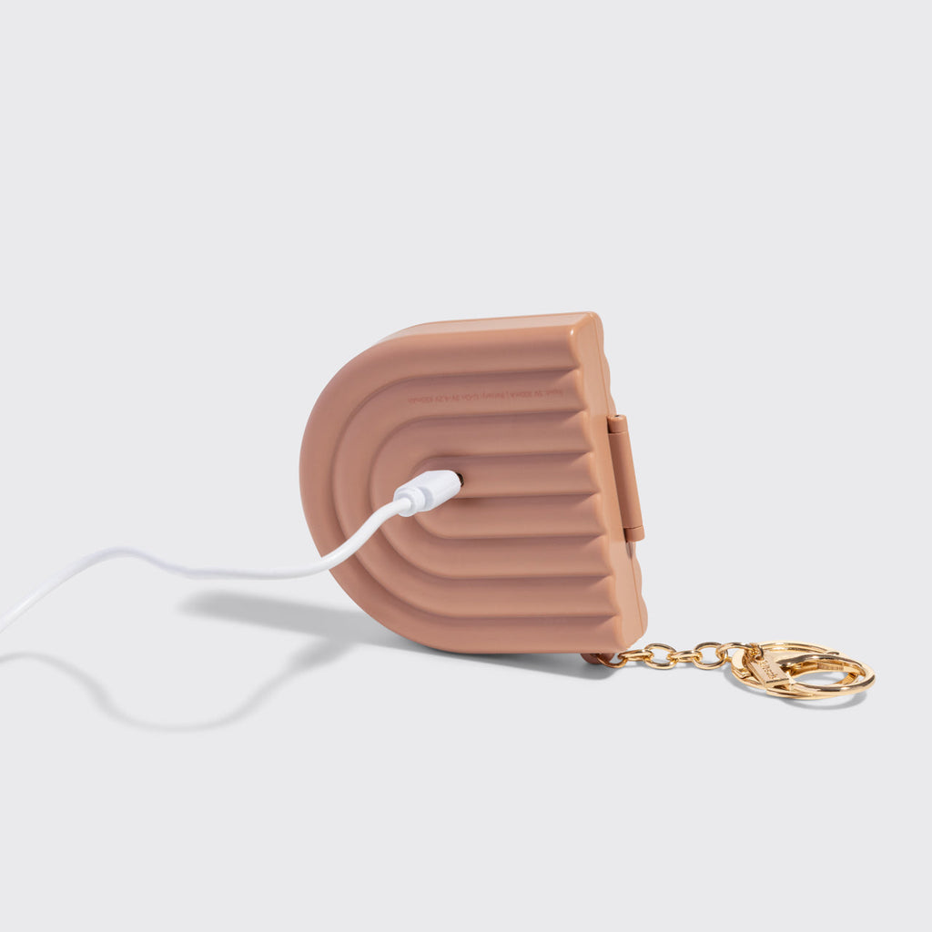 Terracotta Compact Mirror Keychain - Everyday Essentials