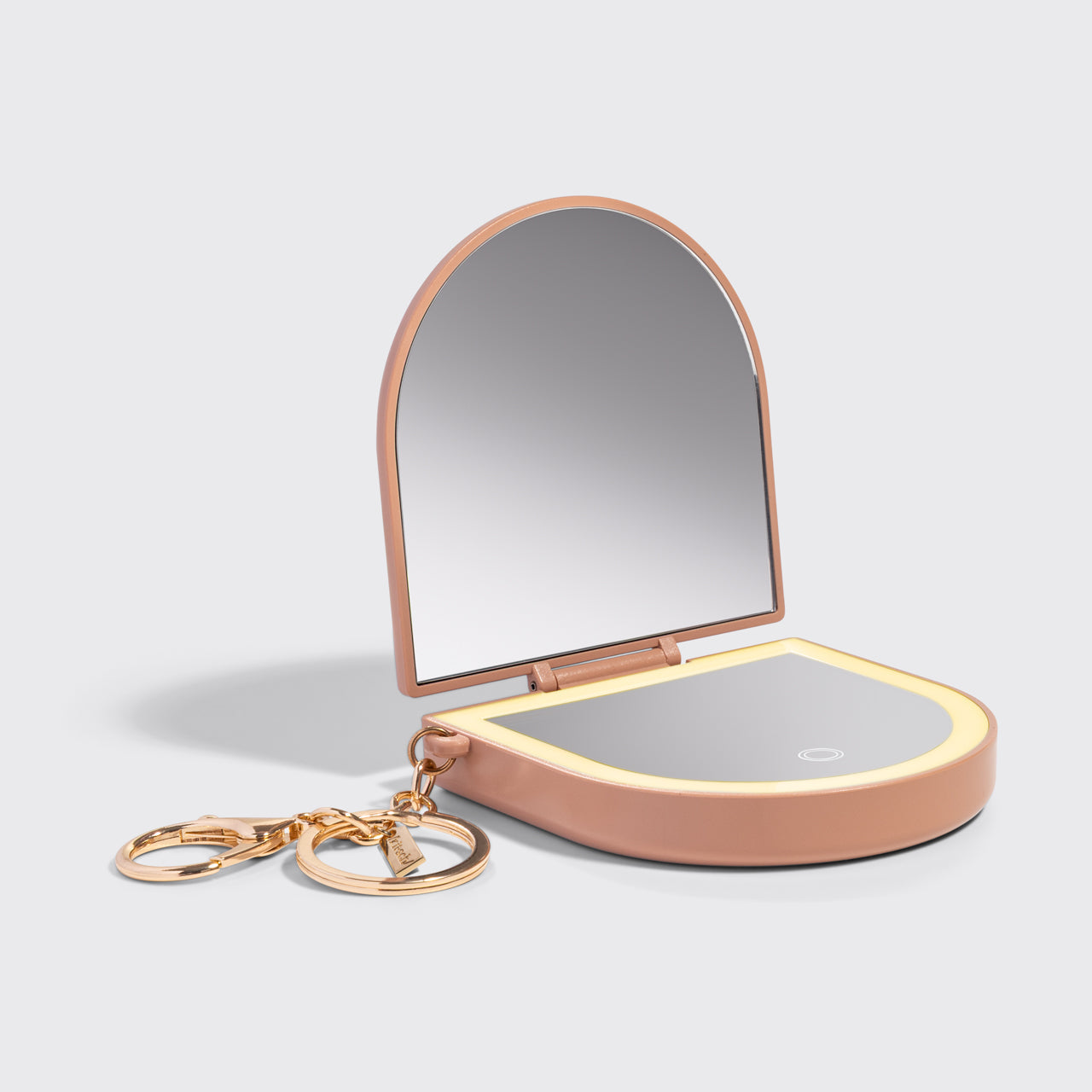 Terracotta Compact Mirror Keychain - Everyday Essentials