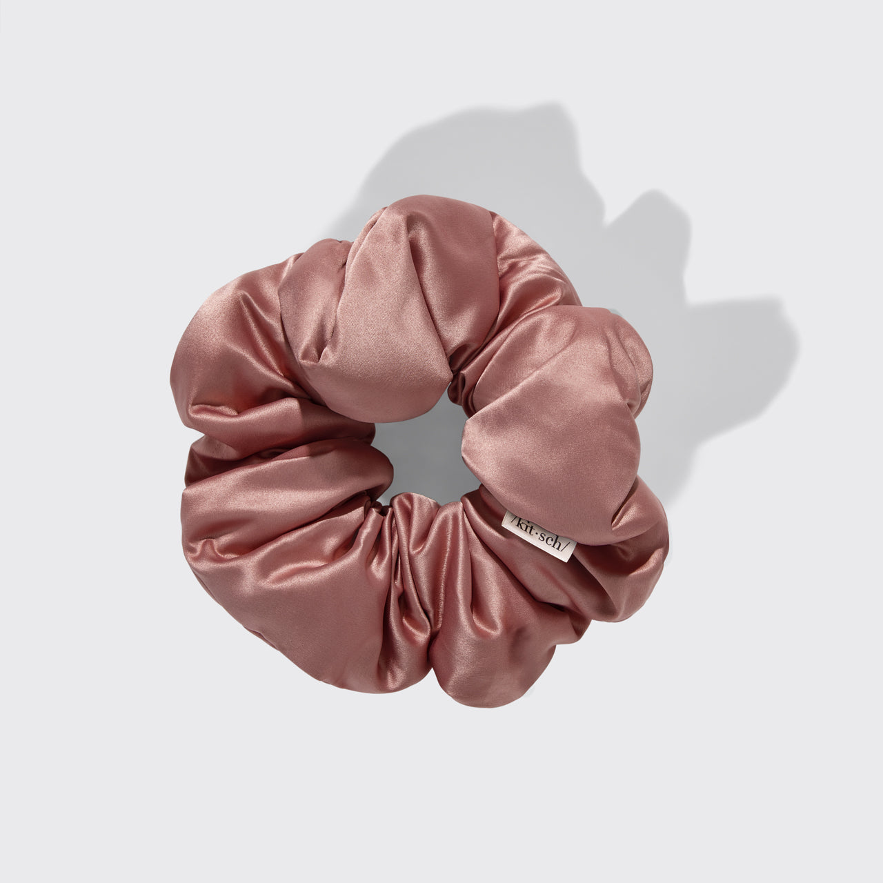 Blush Satin Pillow Scrunchies 4pc Set - Everyday Essentials