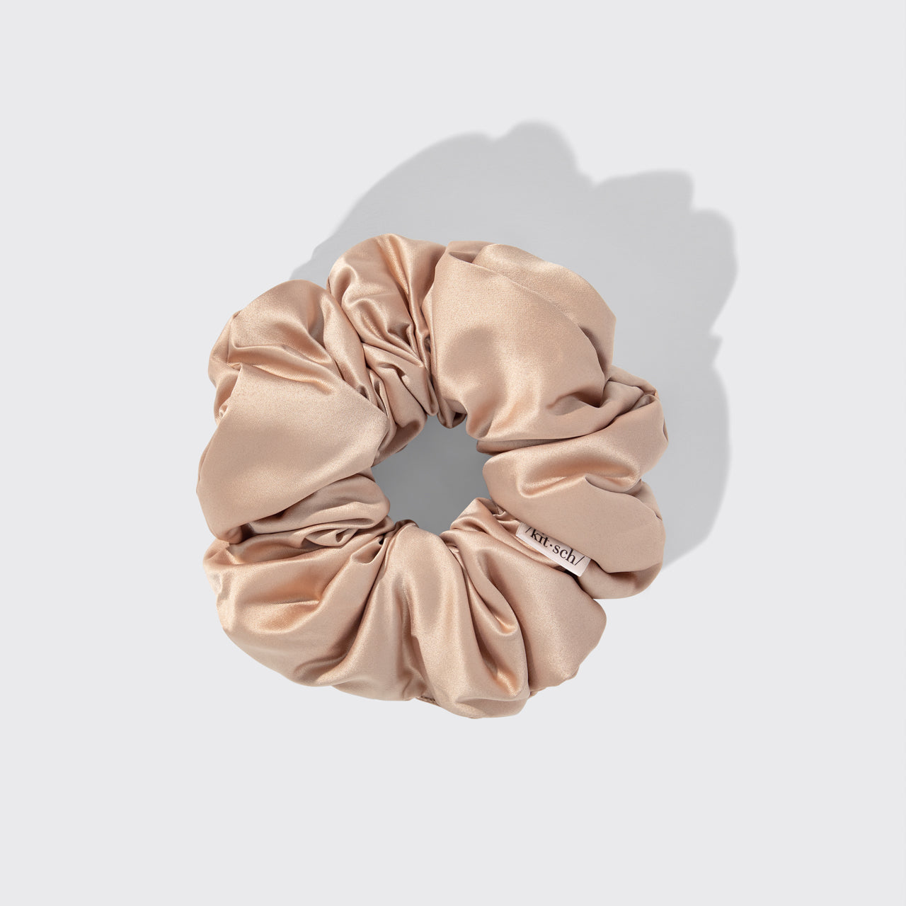 Blush Satin Pillow Scrunchies 4pc Set - Everyday Essentials