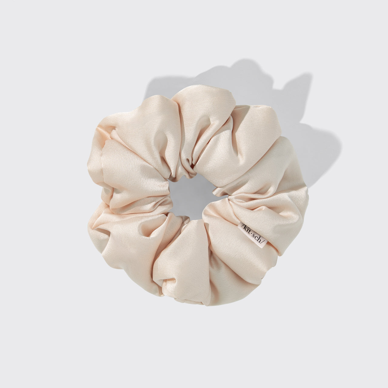 Blush Satin Pillow Scrunchies 4pc Set - Everyday Essentials