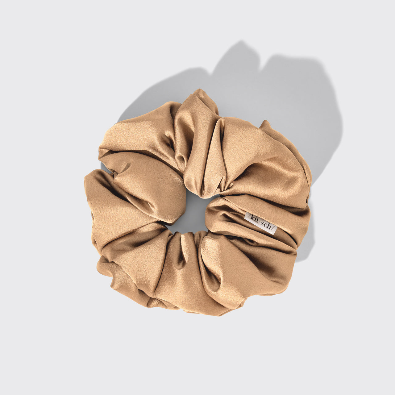 Blush Satin Pillow Scrunchies 4pc Set - Everyday Essentials
