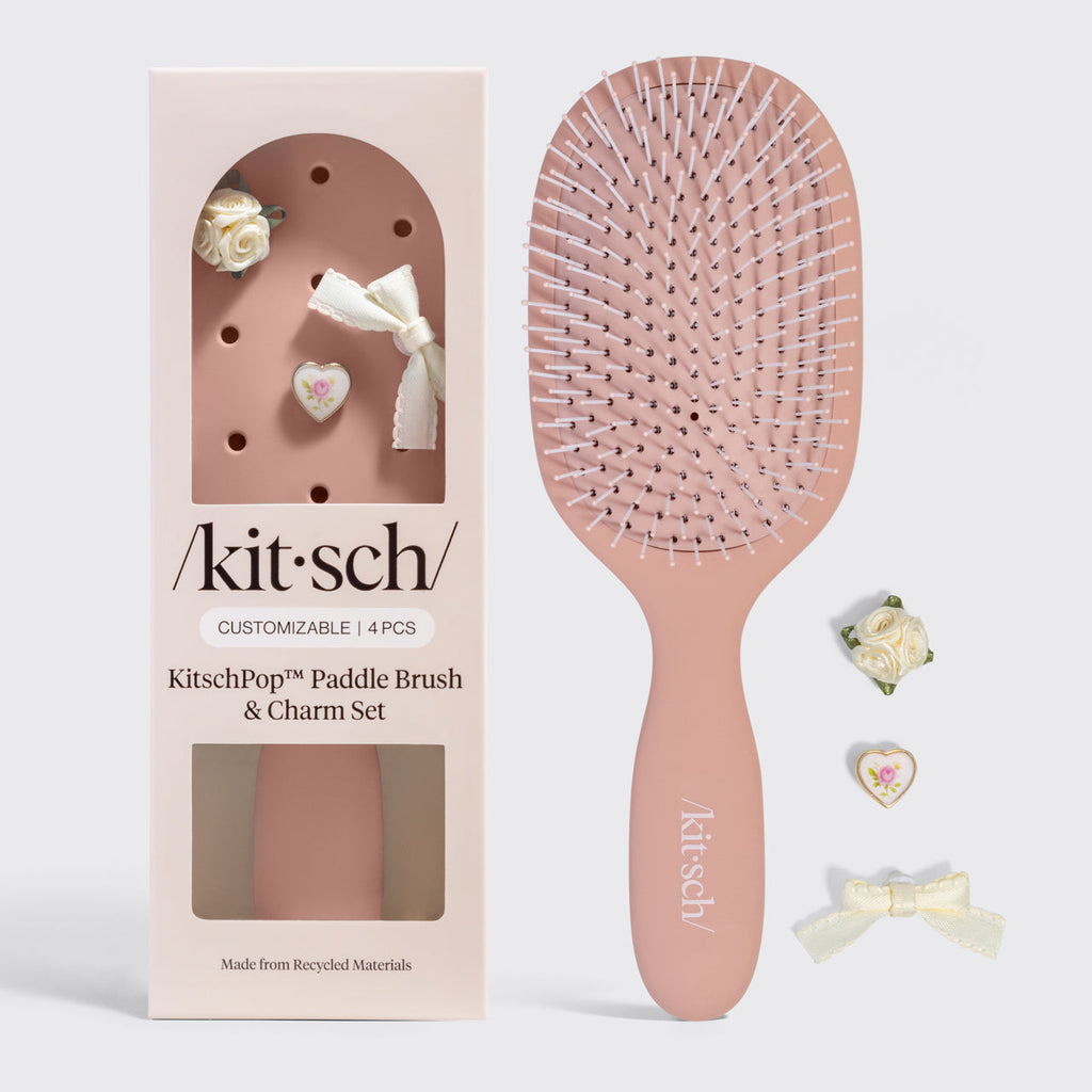 KitschPopTM Paddle Brush in Terracotta - Curated Collection