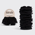 Black Petal Hair Elastics - Everyday Essentials