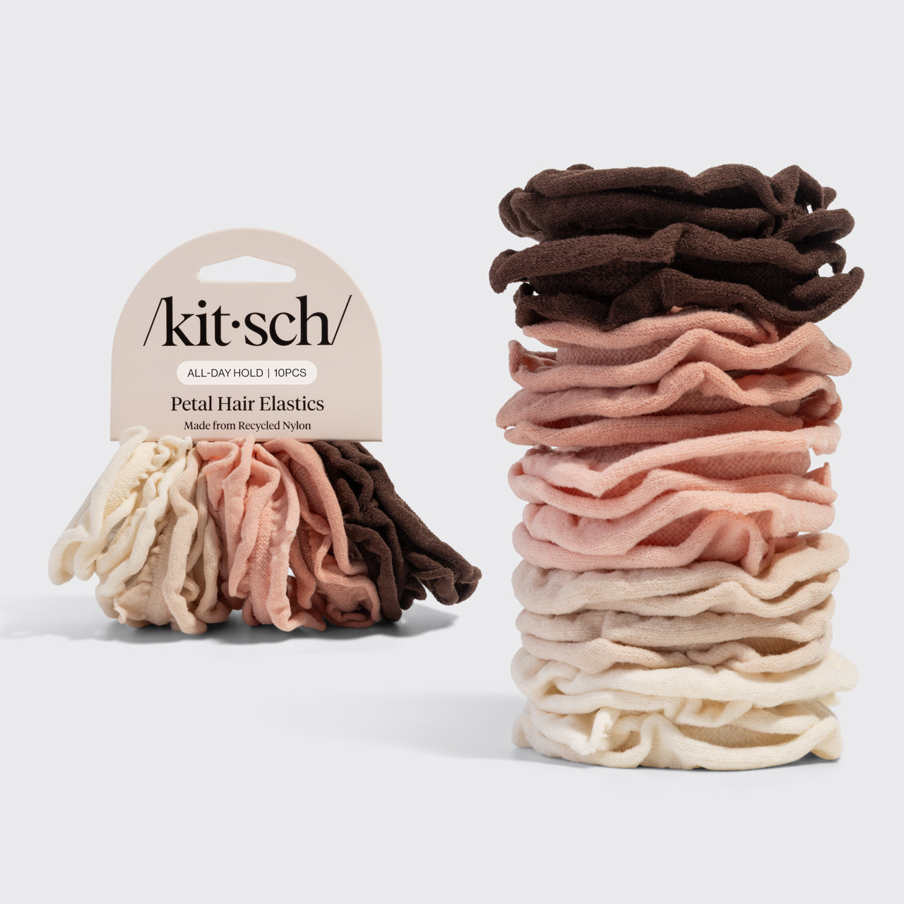 Blush Petal Hair Elastics - Signature Selection