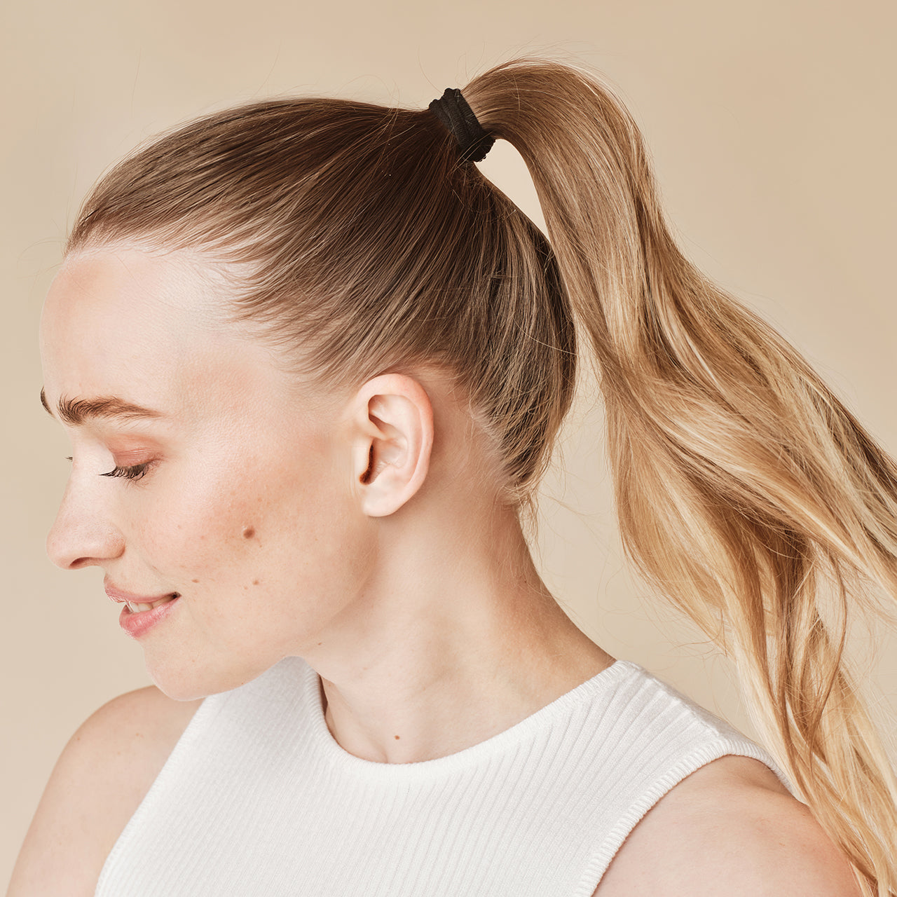 Black Elastic Hair Ties 20pc Set - Curated Collection