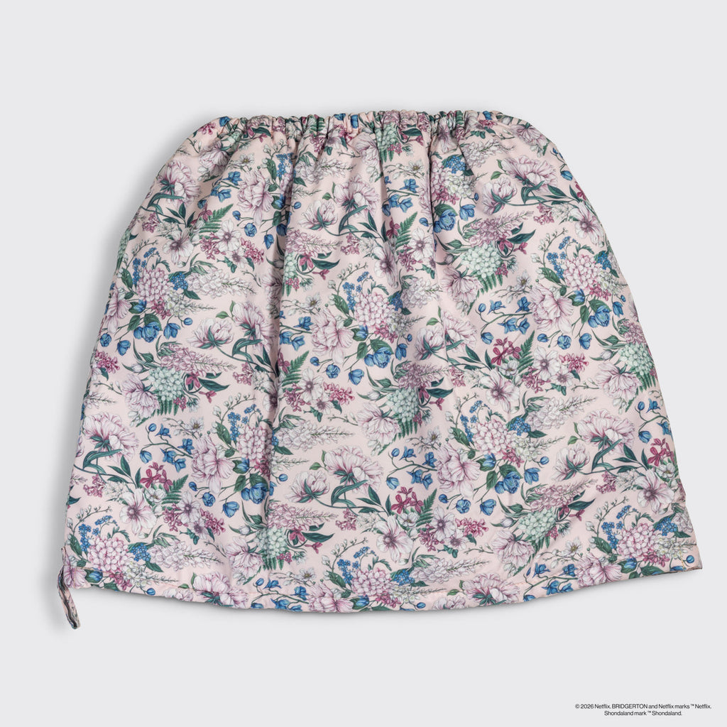 Bridgerton x Kitsch Satin-Lined Flexi Shower Cap in Wisteria - Signature Selection