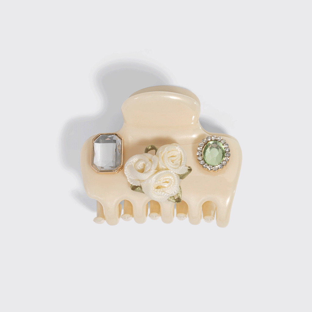 KitschPopTM Cloud Clip and Charms in Pearlized Cream - Curated Collection